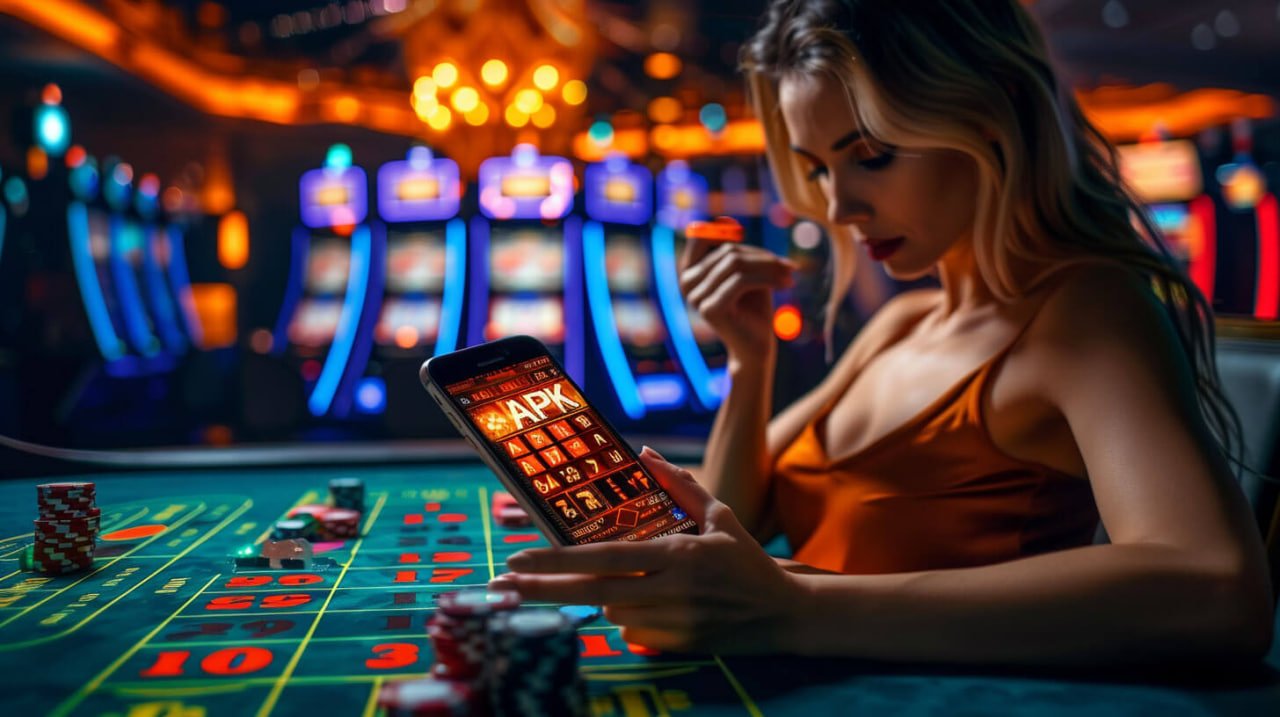 Mobile app interface showing Liga 1 match markets and live-dealer options on Android and iOS